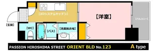 ORIENT BLD No.123【10階】の間取り