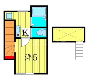 レジュール高砂【2階】の間取り