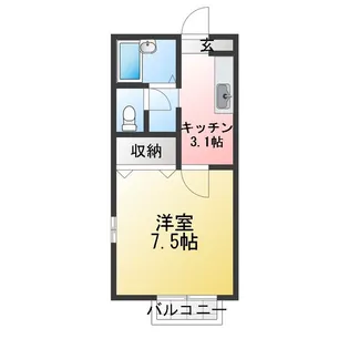 ヴェール金沢八景【1階】の間取り