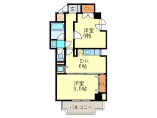 Kステーション大橋【7階】の間取り