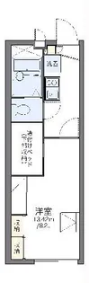 レオパレスソルトビーチ【1階】の間取り