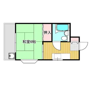 カーサミヤギ【2階】の間取り
