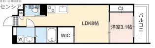 S-MOVE大阪鶴見【4階】の間取り