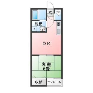 メゾン栄【2階】の間取り