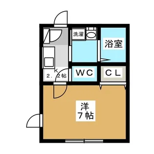 プランドール住吉【3階】の間取り