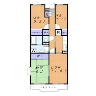 ソレーユ寿【2階】の間取り