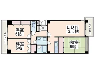 エミネンスみたけ台【1階】の間取り