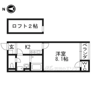 レオネクストクールドイリス【1階】の間取り