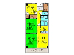 シャトレー和泉【2階】の間取り