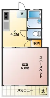 ライフコア・徳丸【1階】の間取り