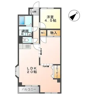 レジデンス中野【3階】の間取り