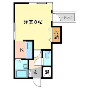 ファミリーアサイ【1階】の間取り