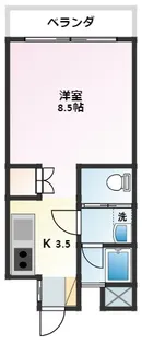 トミハマAPII【5階】の間取り