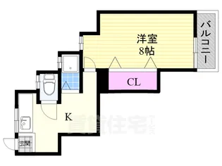 コーポディオ【1階】の間取り