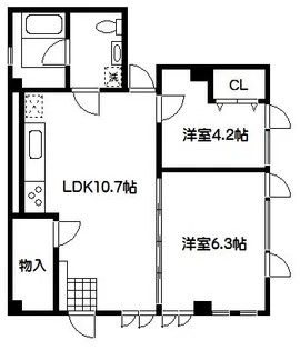 フラワーガーデンハウス【2階】の間取り