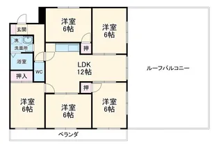 エステート23【5階】の間取り