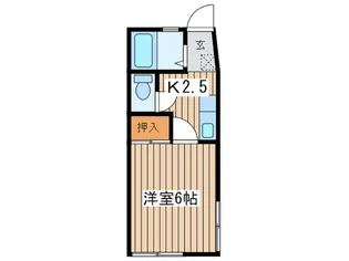 近藤荘【2階】の間取り