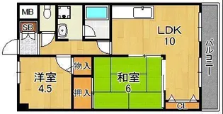 エクセル・ラ・ヴェール【2階】の間取り
