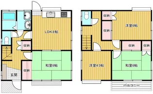 東京都三鷹市下連雀2【一戸建】の間取り