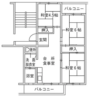 大阪府大阪市都島区御幸町2【一戸建】の間取り