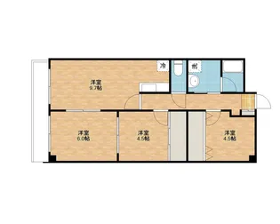 セシリアマンション【5階】の間取り