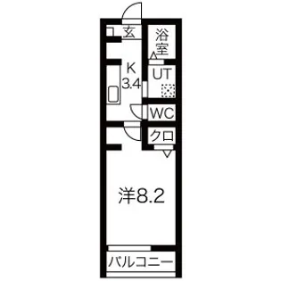 Felicity Fukushima【2階】の間取り