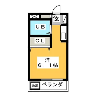 ジョイフル塩釜口II【1階】の間取り