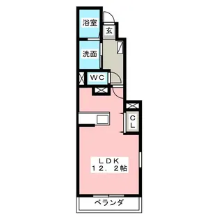 アンフィニA【1階】の間取り