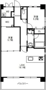 イル・ルビコーネ【4階】の間取り