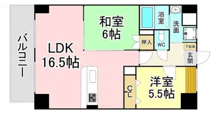 福岡県北九州市八幡西区陣原1【マンション】の間取り