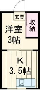 富士枝荘【1階】の間取り