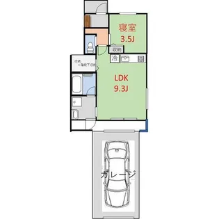 CARIN【1階】の間取り