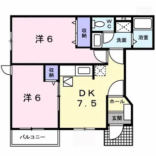 Villa Dino【1階】の間取り