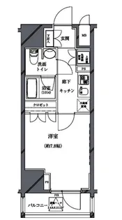 セジョリ北新宿【5階】の間取り