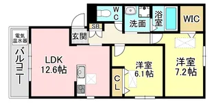 ルネス本城学研台II棟【2階】の間取り