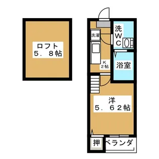 LUMINOUS矢田【1階】の間取り