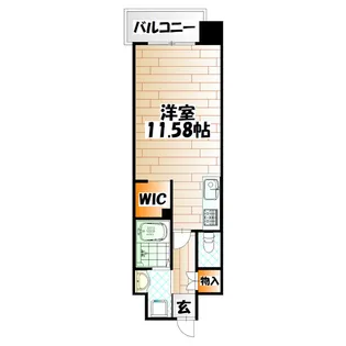 1Rの間取り画像