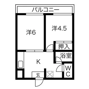プリミエール協和【2階】の間取り