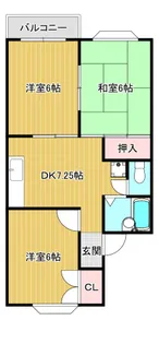 エスポアヒルズ【2階】の間取り