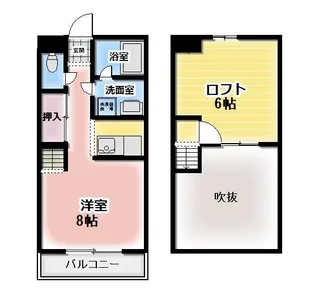 バウハウス【2階】の間取り