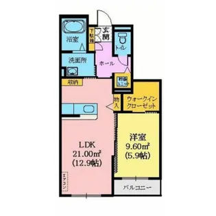 福島県郡山市並木1【マンション】の間取り
