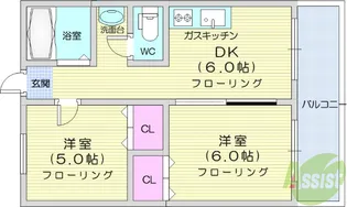 パークハイム3【2階】の間取り
