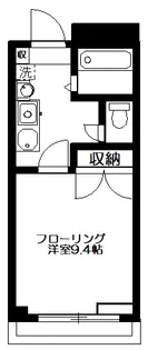クレスト成城【1階】の間取り