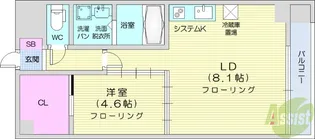 ヴィアーレ木ノ下二丁目【6階】の間取り