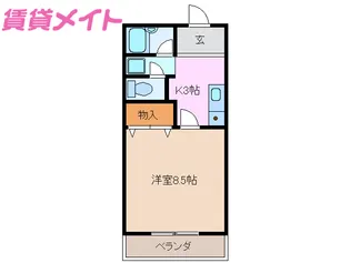 ライラック正和台 A【2階】の間取り