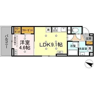 コニフェールI【3階】の間取り