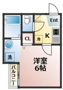 バーン ホンデーン【2階】の間取り