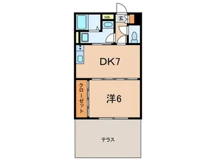 Kジョージ本山【1階】の間取り