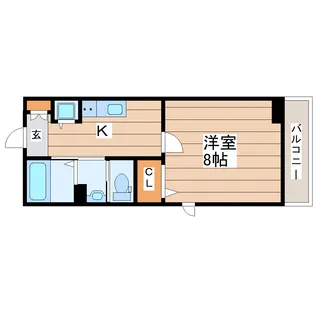 シャーメゾン真栄【2階】の間取り