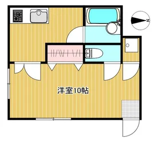 ウイング塩山【2階】の間取り